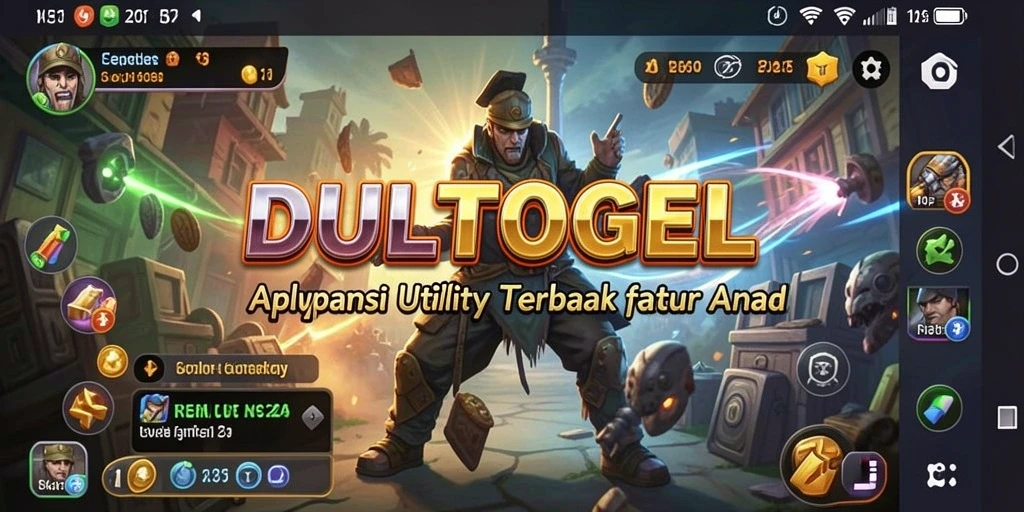 Tampilan antarmuka sederhana aplikasi DULTOGEL untuk pengunaan yang efisien.