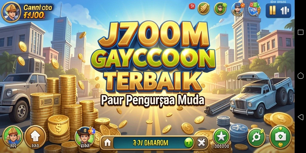 Tampilan gameplay J200M yang mendebarkan dan penuh strategi Tycoon.