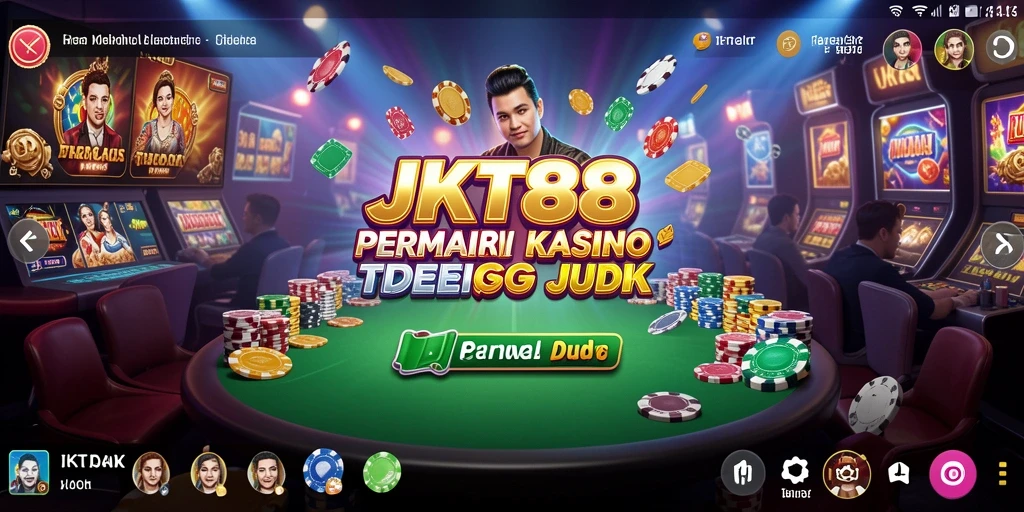 Tampilan menarik gameplay Kasino di JKT88.