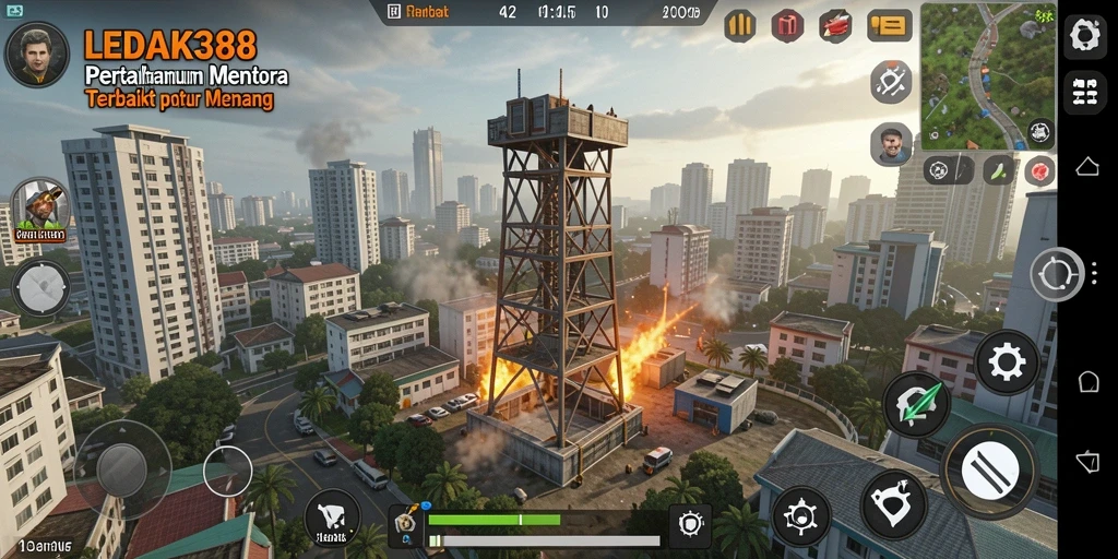 Tangkapan layar gameplay <strong>LEDAK388</strong> menampilkan seru dan menantang Tower Defense.