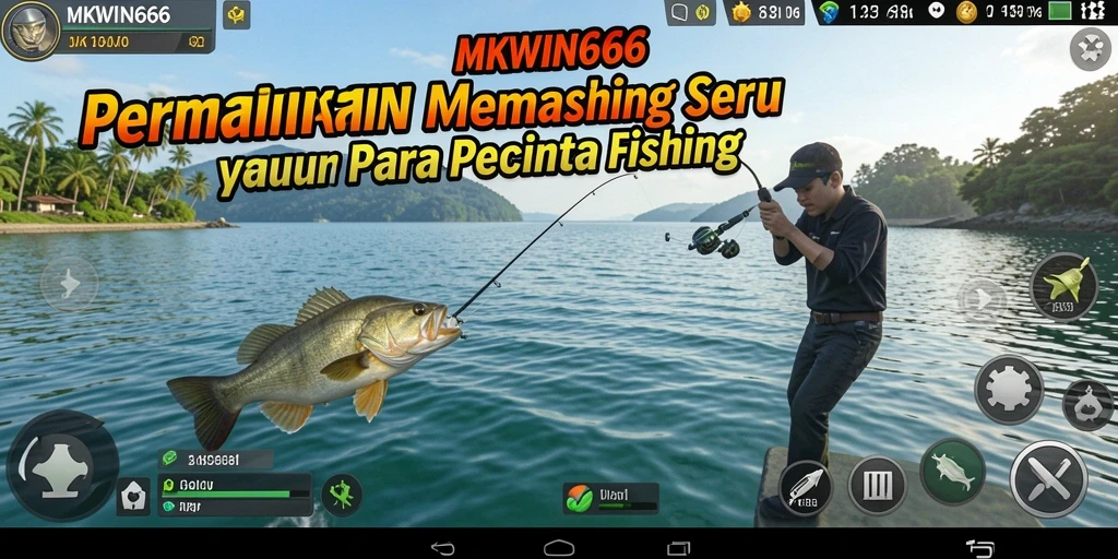 Tangkapan ikan yang mengesankan dalam gameplay MKWIN666.