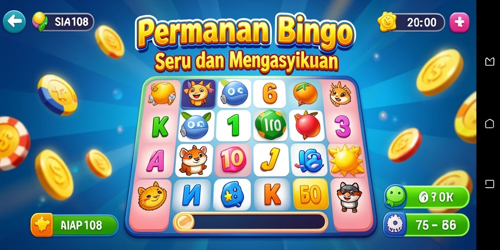 Tampilan gameplay menarik di SIAP108 Bingo.