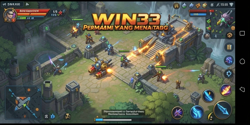 Tampilan gameplay <strong>WIN33</strong> yang mendebarkan dengan aksi strategi seru.