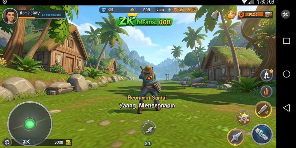 Tangkapan layar <strong>ZK7</strong> menunjukkan gameplay Casual yang seru dan menghibur.